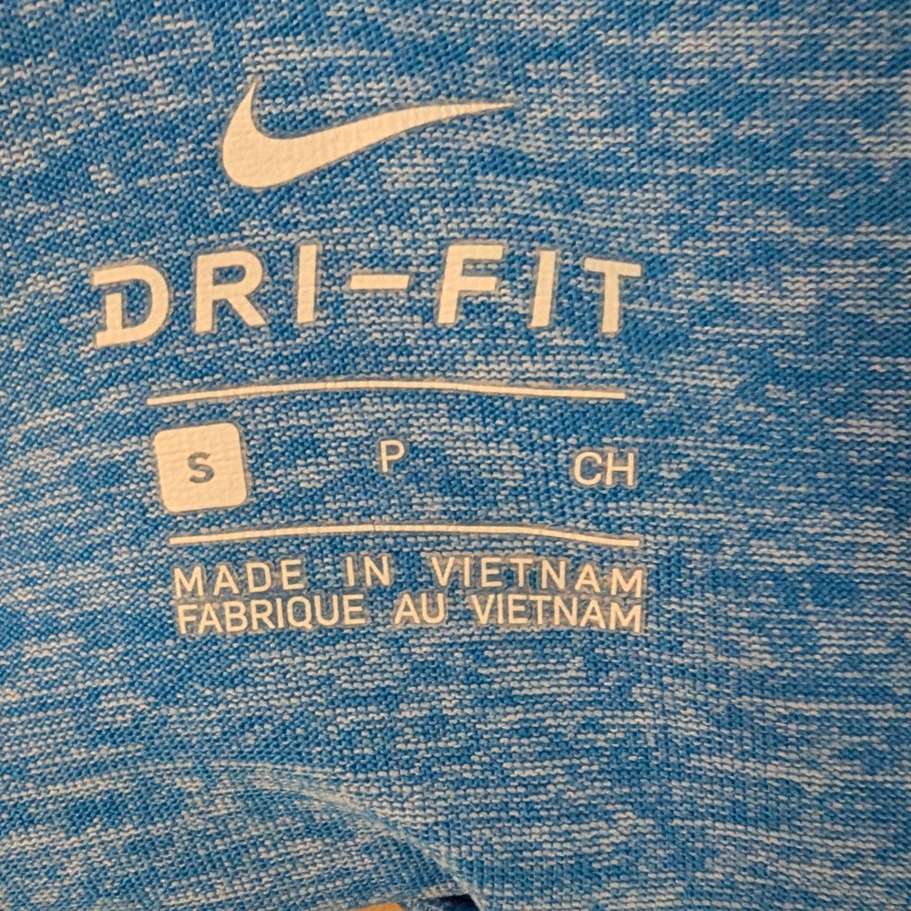 Nike Legend Dri-Fit Training Pullover Hoodie in Blue Heather Women's Size Small - Picture 5 of 5
